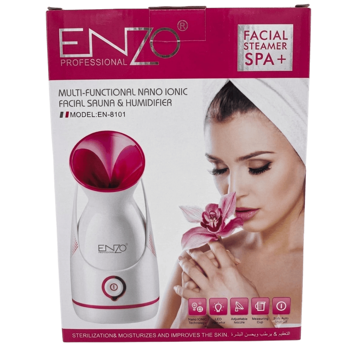 ENZO PROFESSIONAL FACIAL STEAMER SPF+