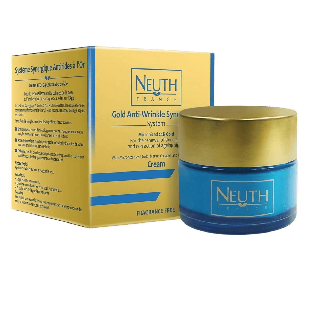 NEUTH GOLD ANTI WRINKLE SYNERGISTIC CREAM 50ML