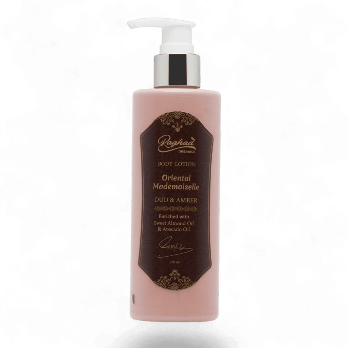 RAGHAD ORGANICS OUD&AMBER BODY LOTION 250ML