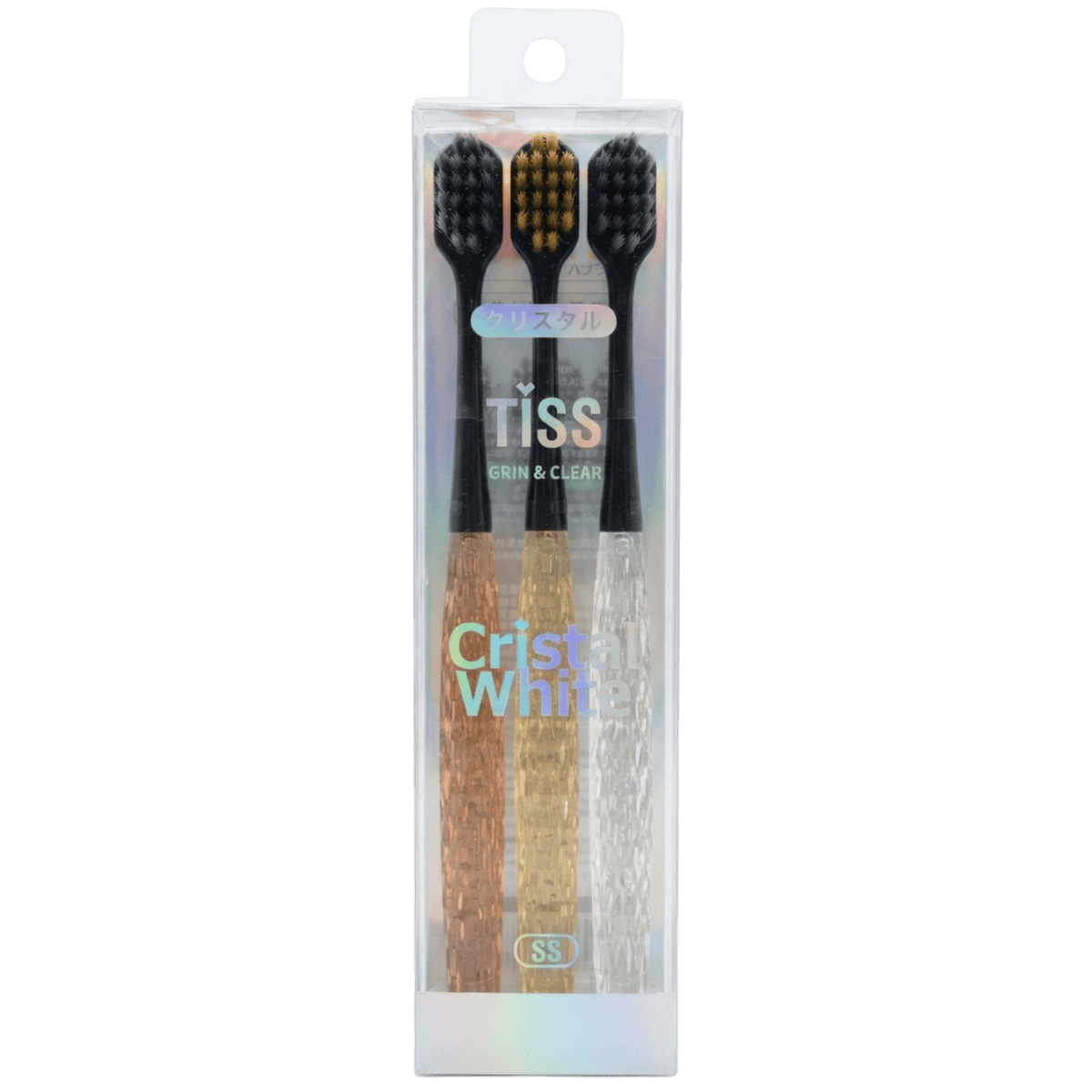 TOOTH BRUSH TISS CRISTAL WHITE SOFT 3PIC