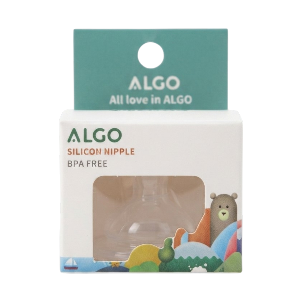 ALGO SILICON NIPPLE +3M