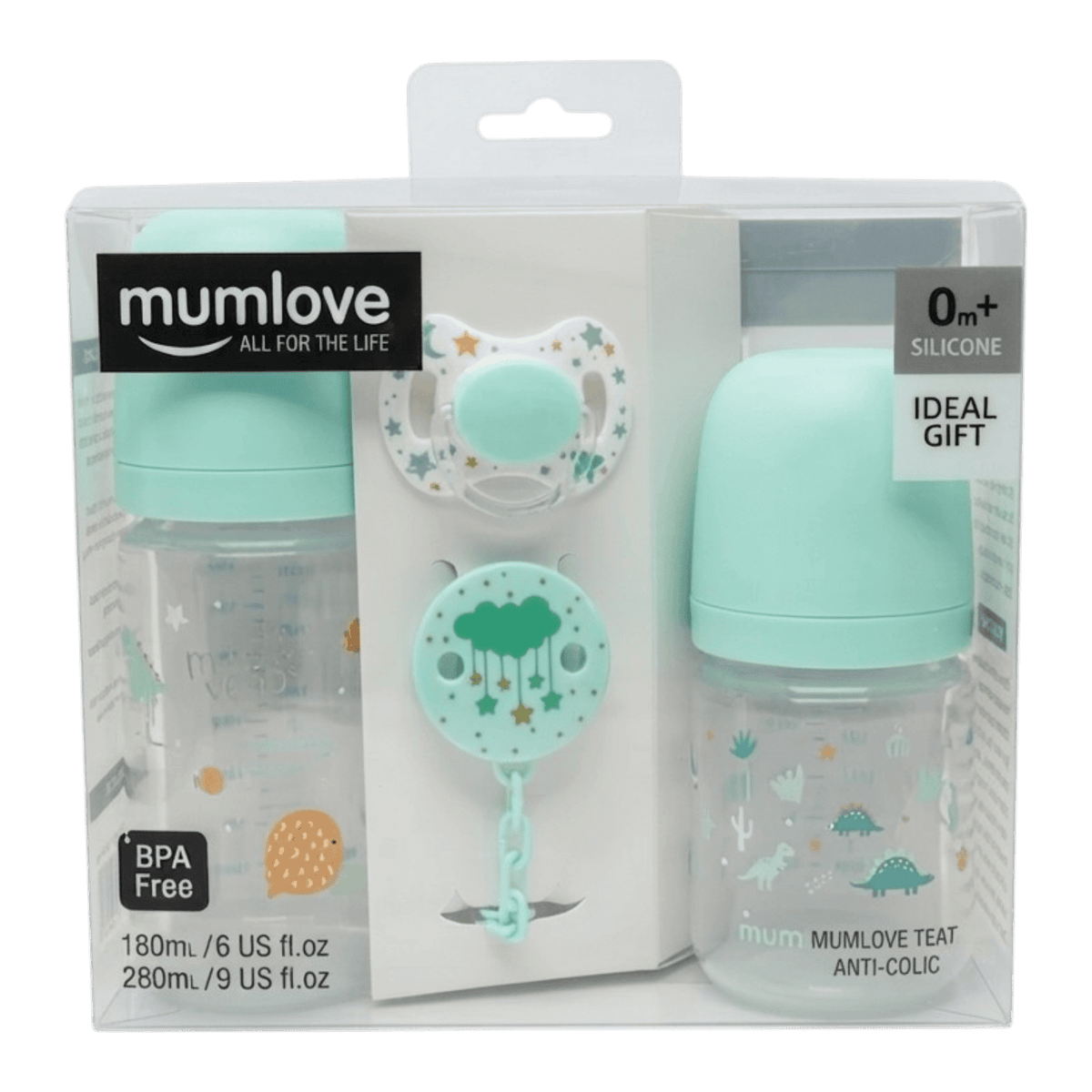 MUMLOVE ANTI-COLIC IDEAL GIFT +0M 4PCS