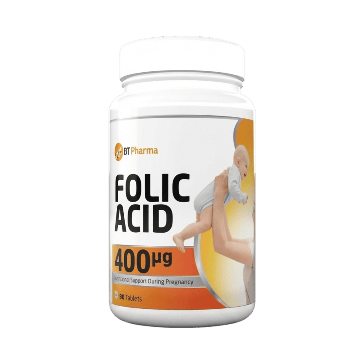 BT PHARMA FOLIC ACID 400MG 90TAB