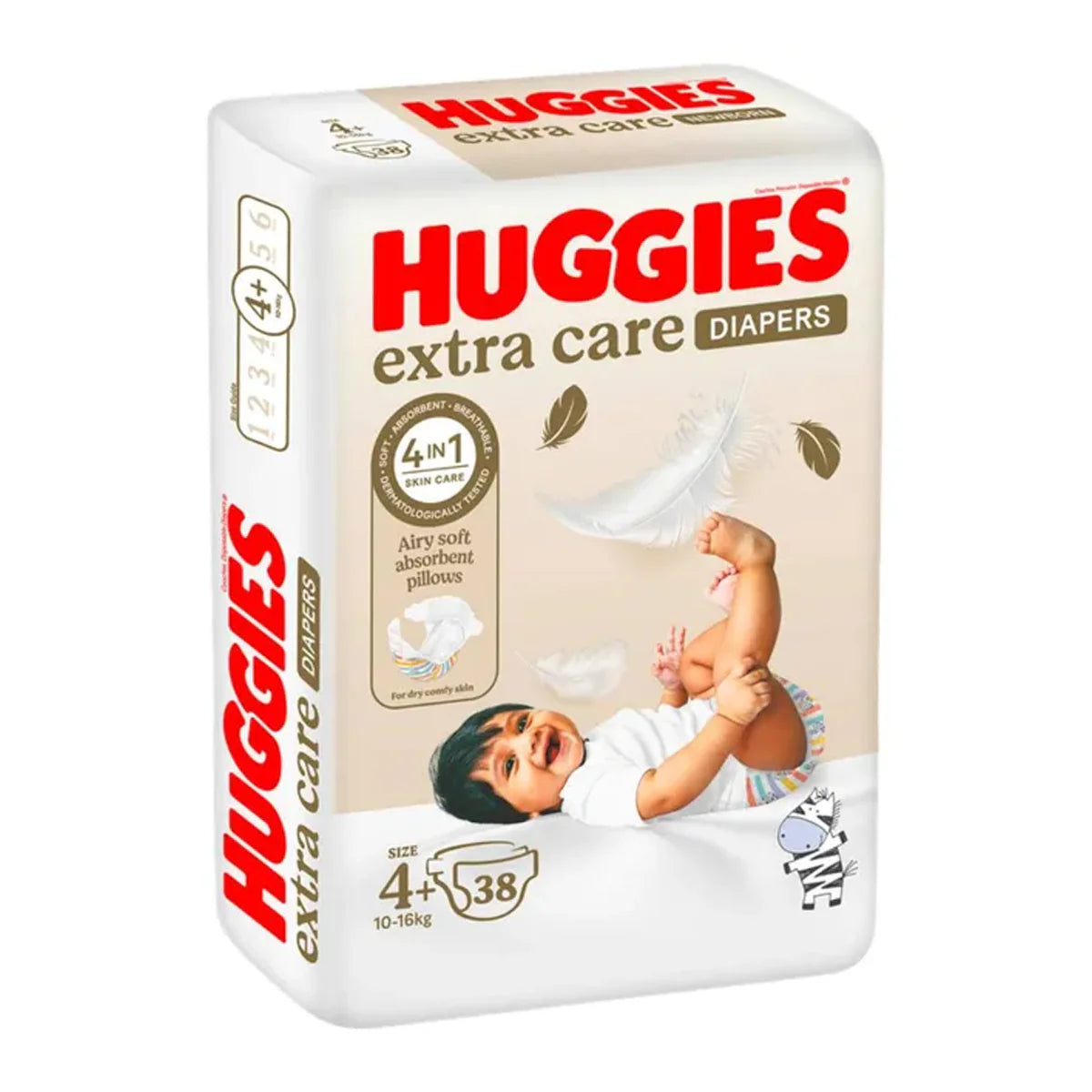 HUGGIES 4+ 38 DIAPERS