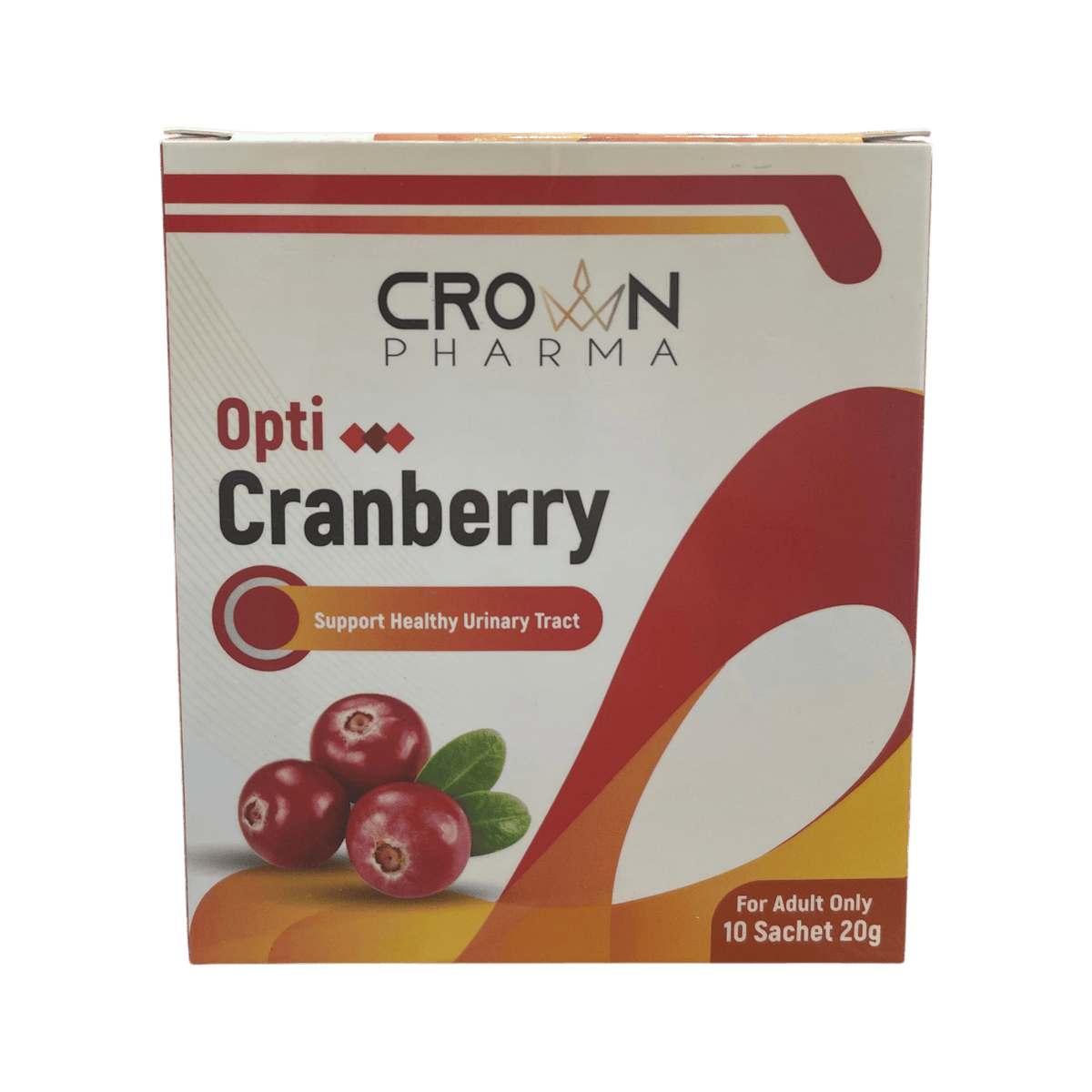 CROWN PHARMA OPTI CRANBERRY 10 SACH