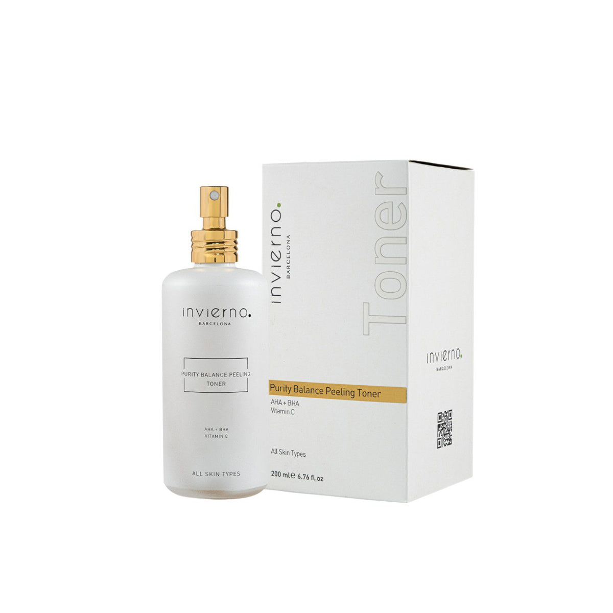 INVIERNO PURITY BALANCE PEELING TONER AHA+VIT.C 200ML