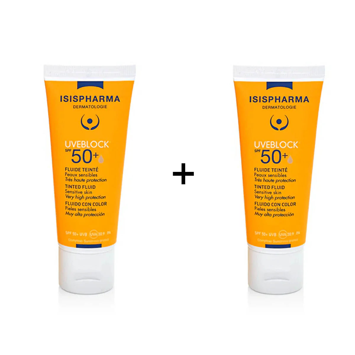 ISISPHARMA SUNSCREEN UVEBLOCK SPF50+ LIGHT TINTED FLUID OFFER