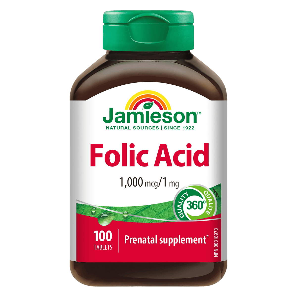 JAMIESON FOLIC ACID 1MG 100TAB