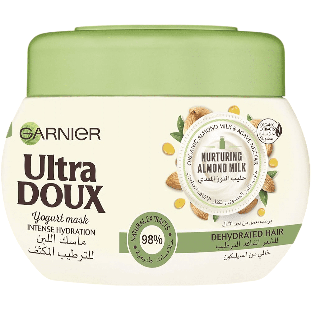 GARNIER ULTRA DOUX ALMOND MILK & YOGURT MASK 300ML