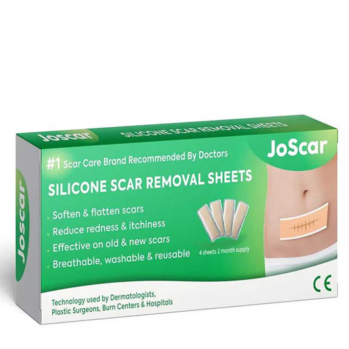JOSCAR SILICONE SCAR REMOVAL SHEETS 4CM*15CM 4 SHEET