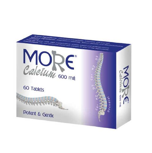 MORE CALCIUM 600MG 60TAB