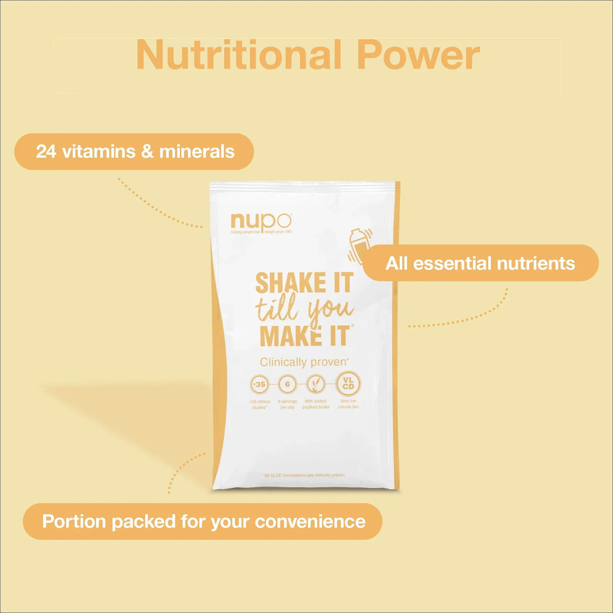 NUPO SHAKE IT MANGO&VANILLA POWDER 32G