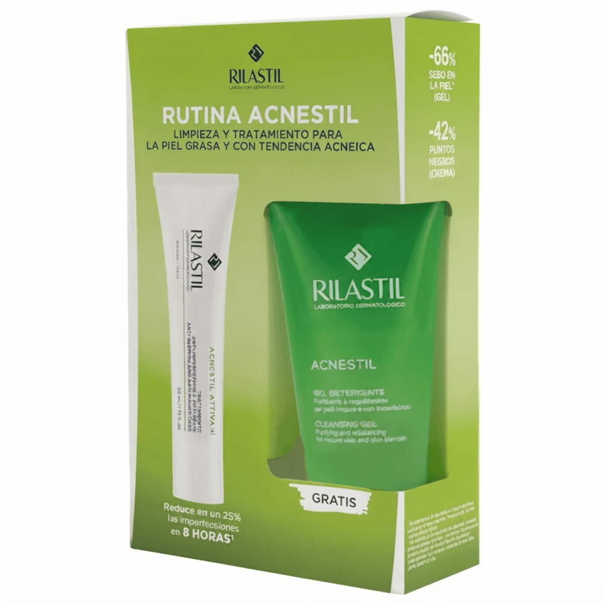 RILASTIL ACNESTIL ATTIVA CREAM + CLEANSING GEL