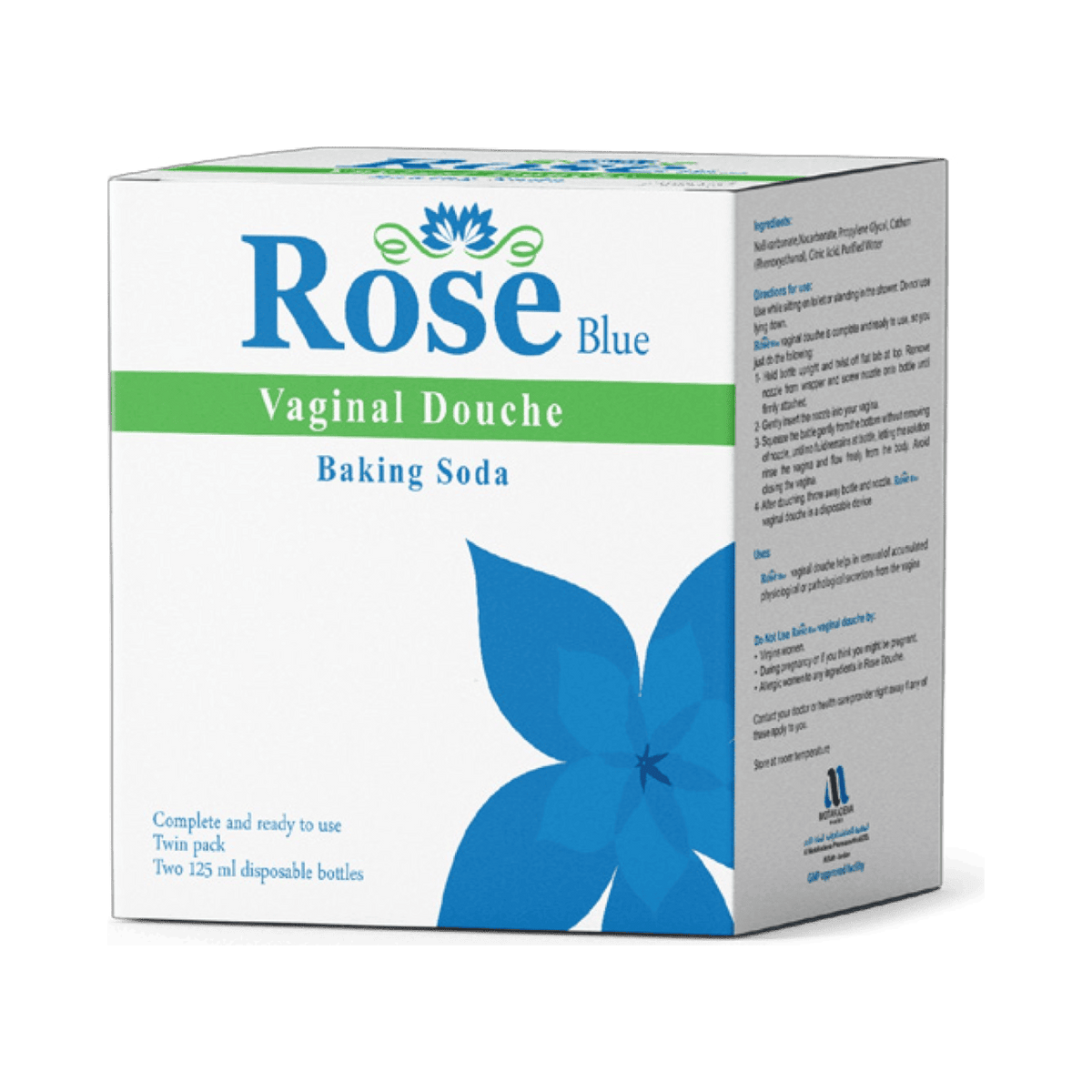 ROSE BLUE VAGINAL DOUCHE BAKING SODA