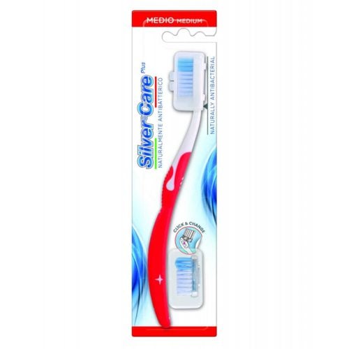 SILVER CARE ANTIBACTERIAL 2 HEADS MEDUIM T.B