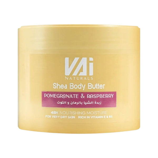 VAI NATURALS SHEA BODY BUTTER POMEGRANTE&RASPBERRY 300ML