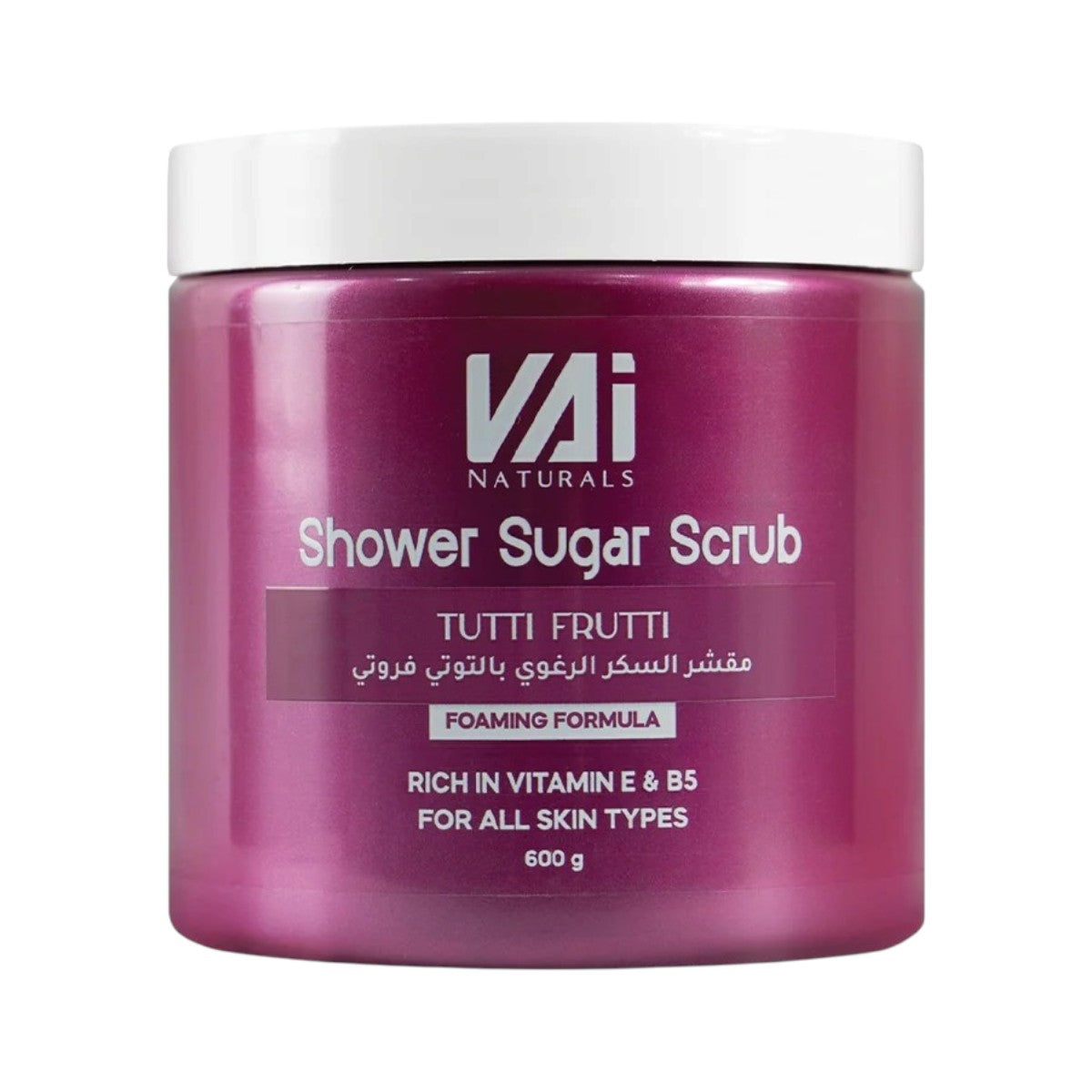 VAI NATURALS SHOWER SUGAR SCRUB TUTTI FRUTTI 600G