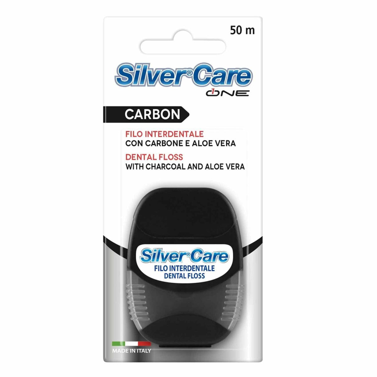SILVER CARE CARBON FLOSS 50M