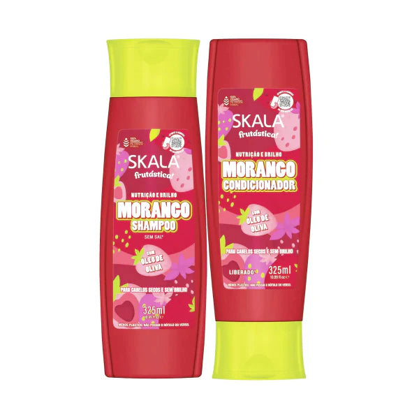 SKALA FRUTASTICA MORANGO SHAMPOO+CONDICIONADOR SET
