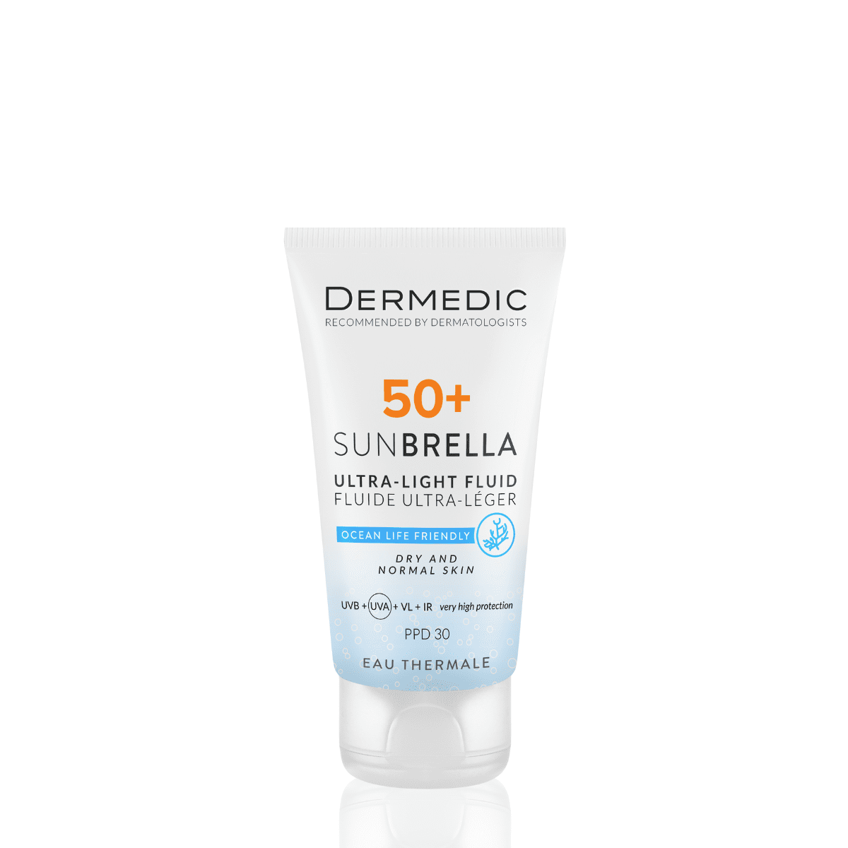 DERMEDIC SUN BRELLA SPF50+ FLUID DRY-NORMAL SKIN 40ML
