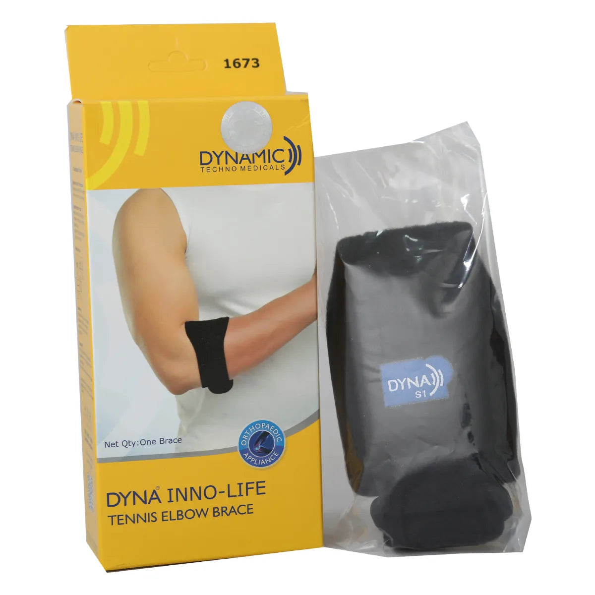 DYNAMIC DYNA INNO-LIFE TENNIS ELBOW BRACE SIZE 1 (1673) دعامة مرفق التنس