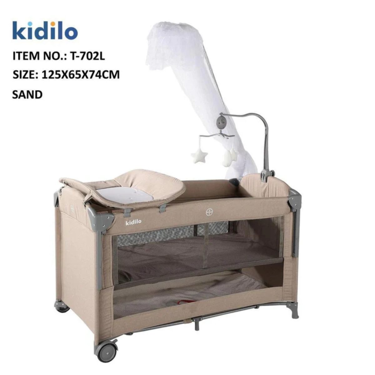 KIDILO 576-3 ق/ا سرير اطفال مع كوت