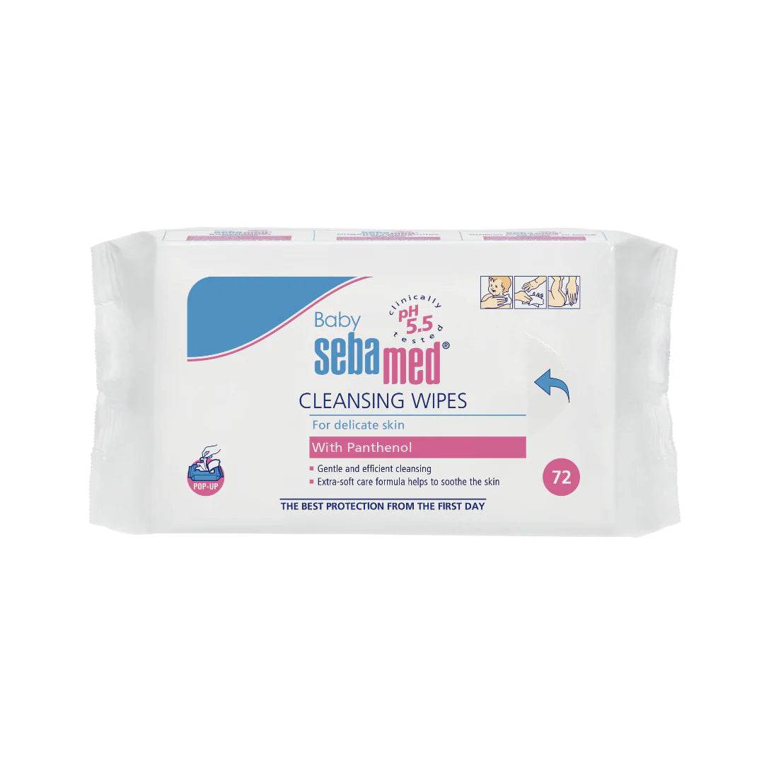 SEBAMED BABY WIPES 72PCS