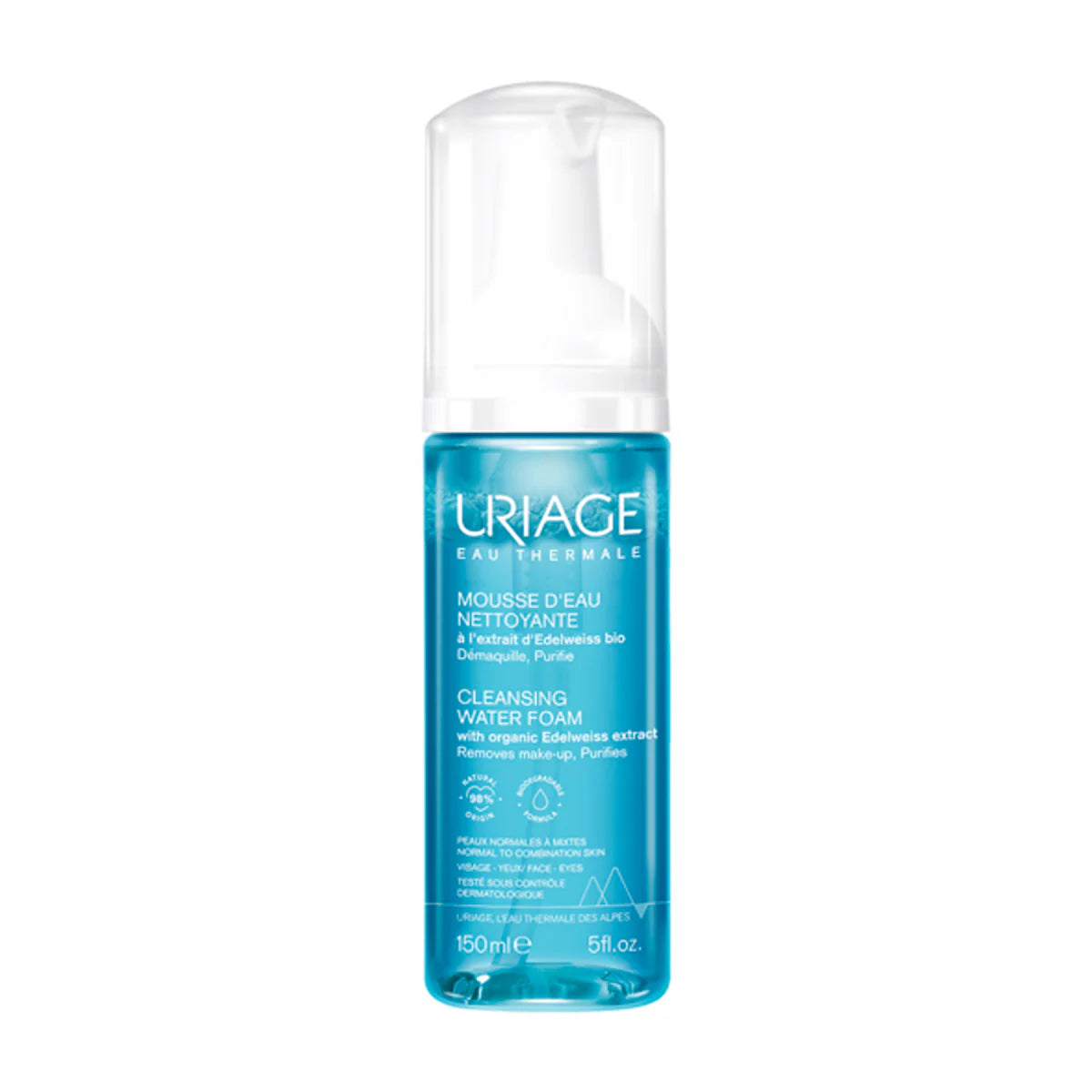 URIAGE EAU THERMAL MOUSSE CLEANSING WATER FOAM 150ML