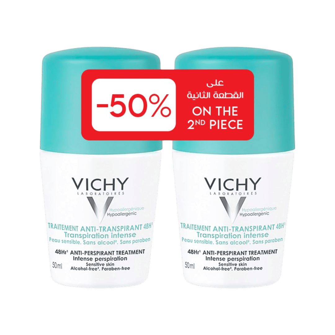 VICHY DEO 48H GREEN ROLL ON 50ML BUY ONE GET 50% ON 2ND OFEER