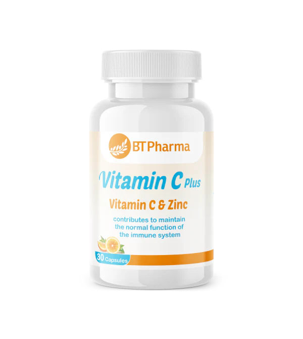 BT PHARMA VITAMIN C PLUS ZINC 30CAP