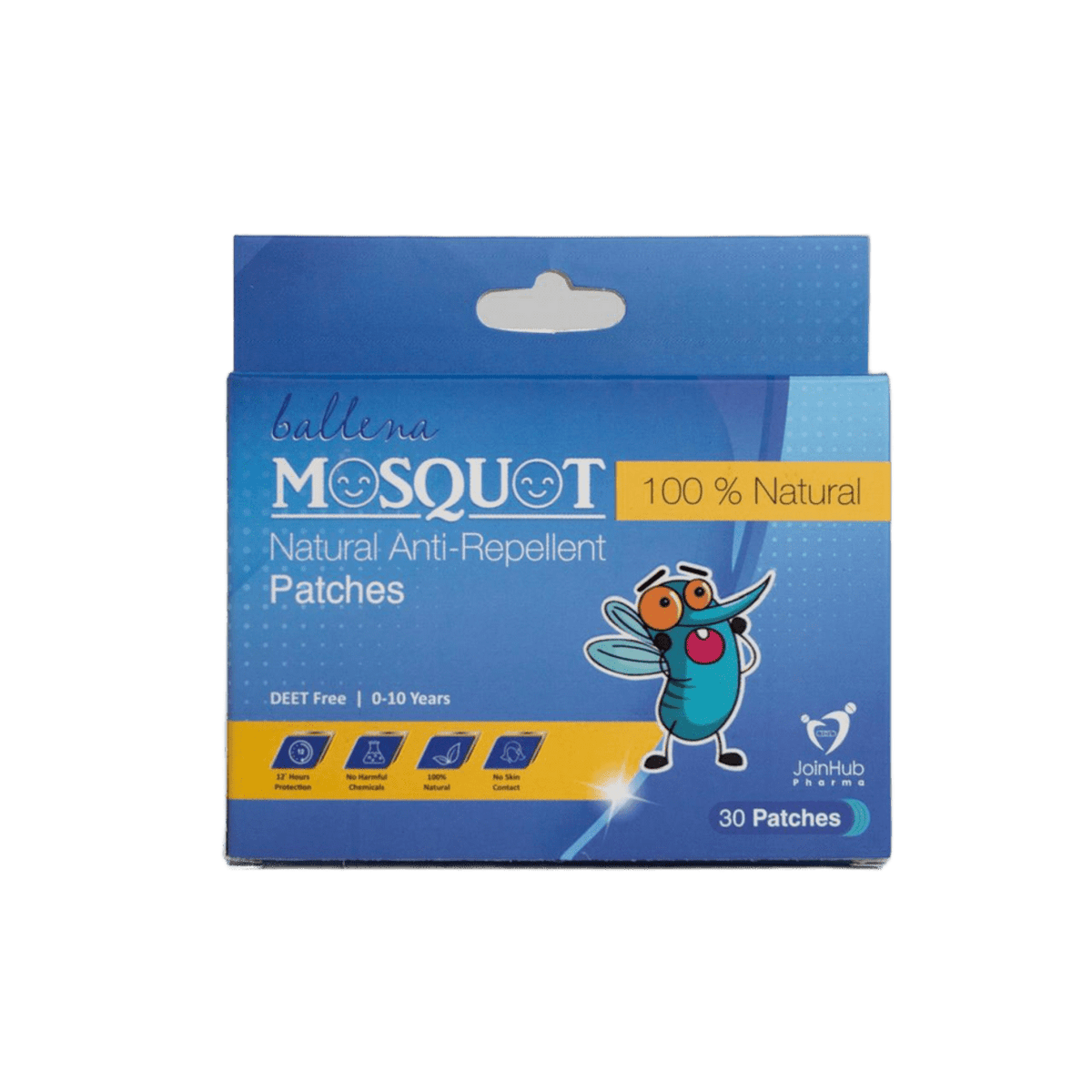BELLENA MOSQUOT NATURAL ANTI-REPELLENT 30 PATCHES