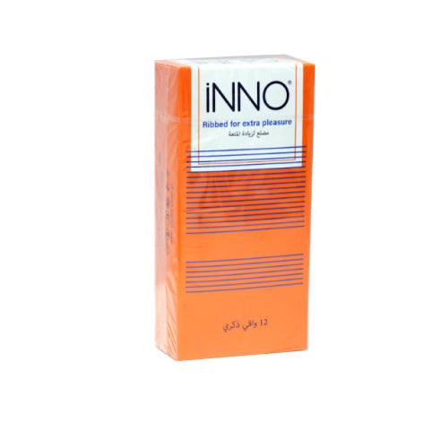INNO-KAREX RIBBED 12CONDOMS