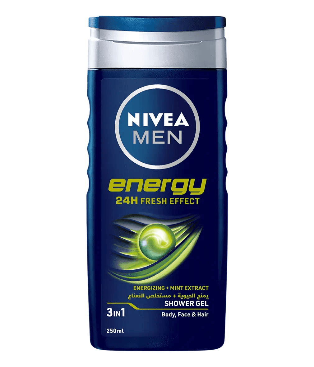NIVEA MEN ENERGY SHOWER GEL 250ML