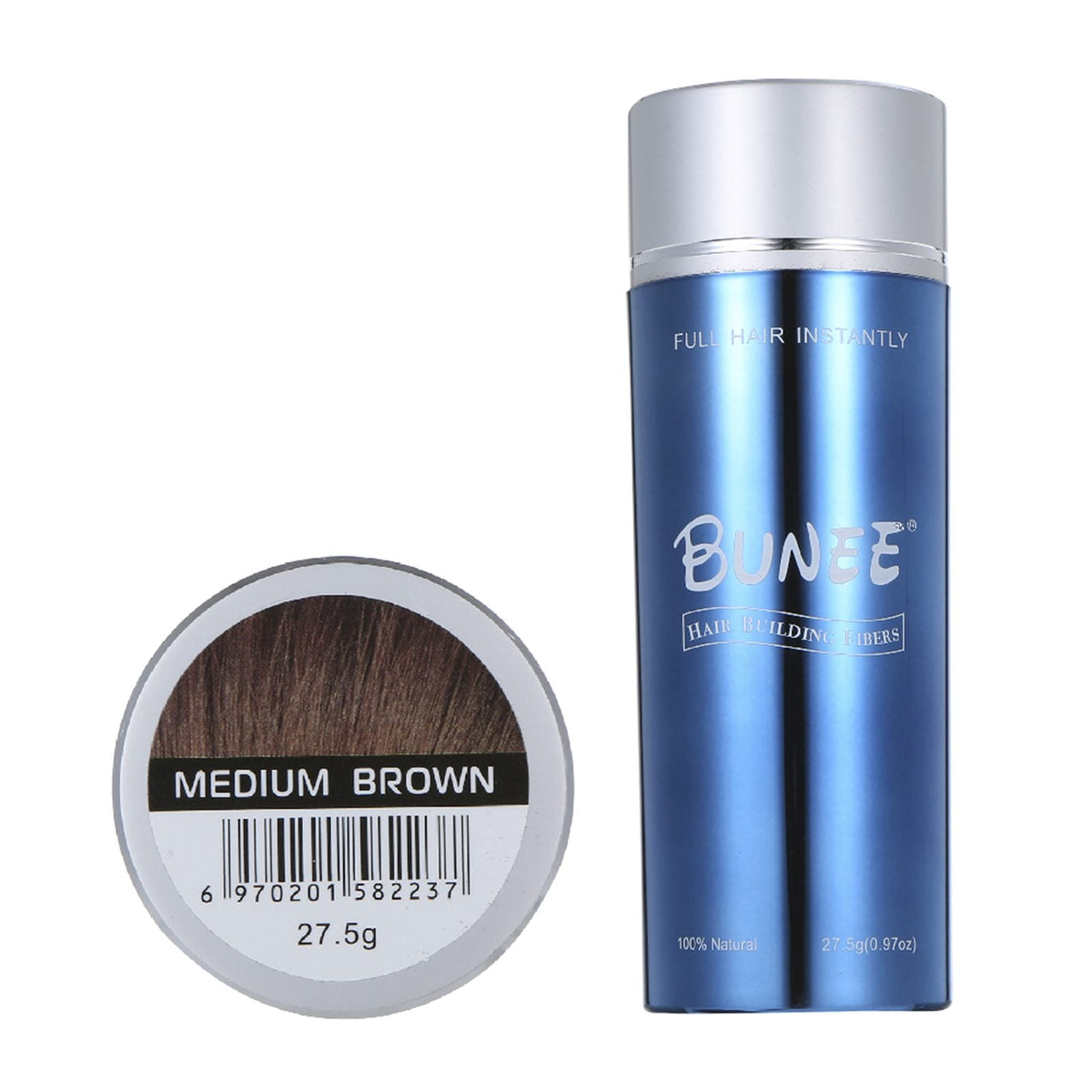 BUNEE HAIR BUILDING FIBERS - MEDIUM BROWN