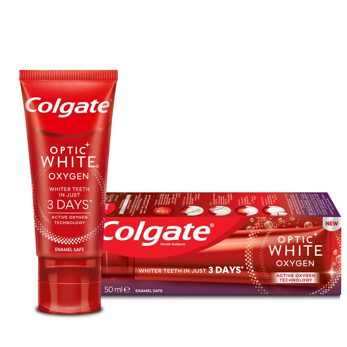 COLGATE OPTIC WHITE OXYGEN T.P 50ML