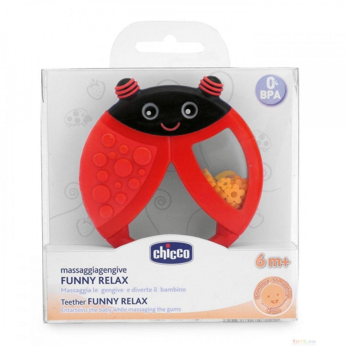 CHICCO FUNNY RELAX TEETHER 6M+