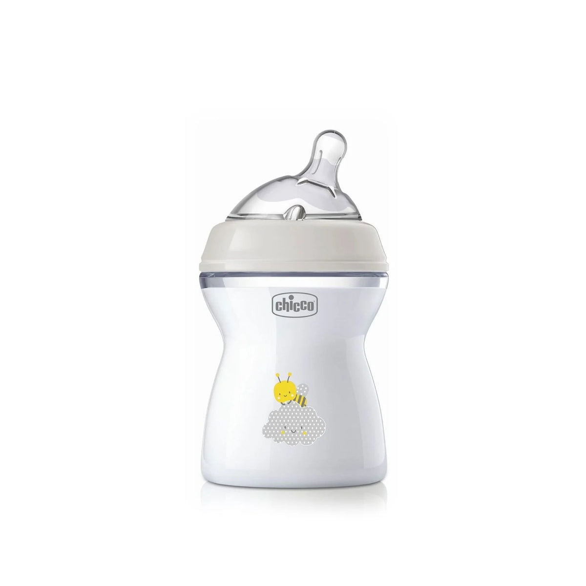 CHICCO NATURAL FEELING MEDUIM FLOW BOTTLE 2M+ 250ML