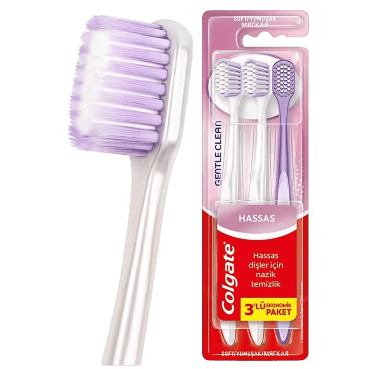 COLGATE GENTLE CLEAN SOFT 3PCS T.B
