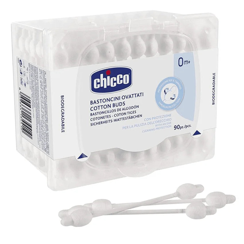 CHICCO COTTON BUDS 0M+ 90PCS