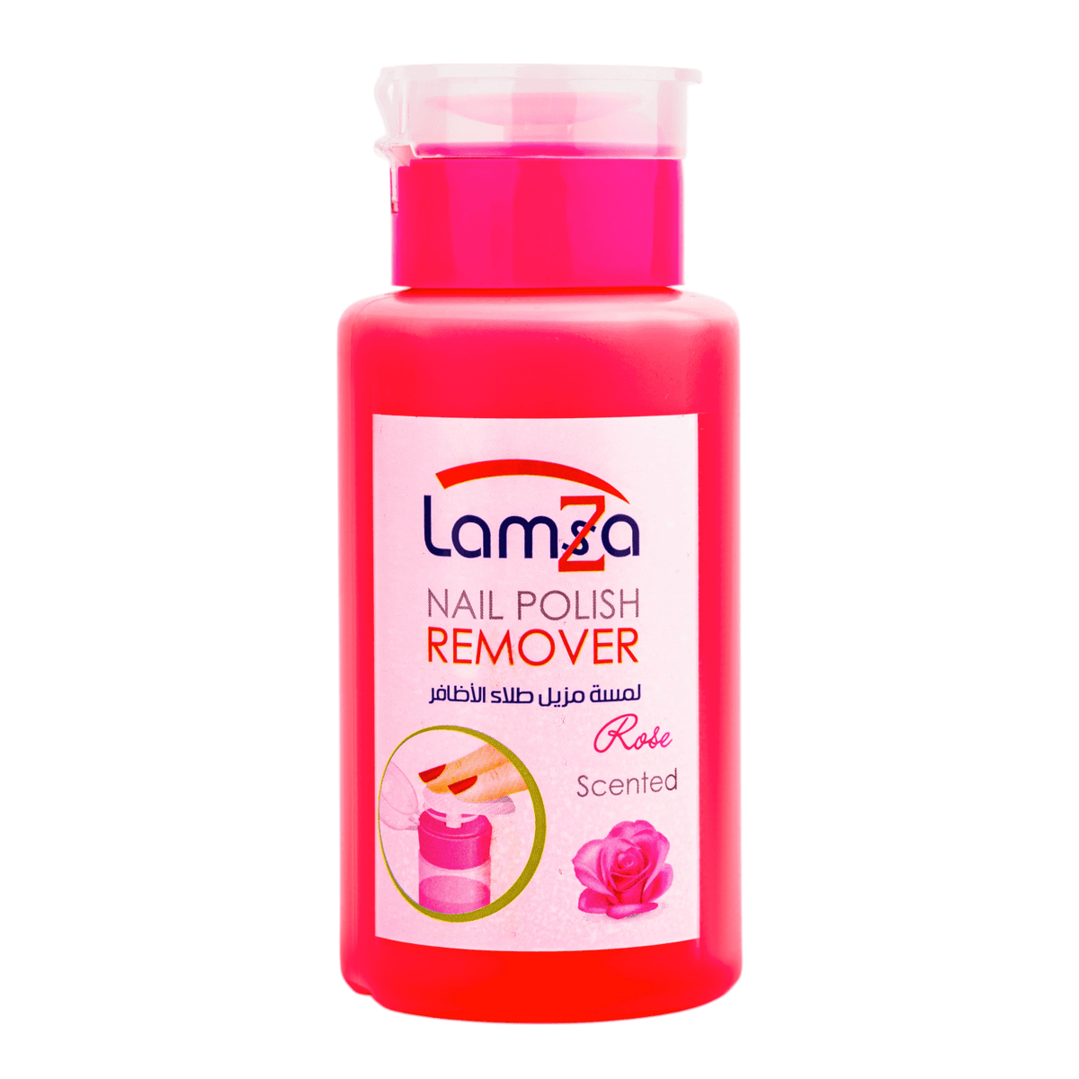 LAMSA NAIL POLISH REMOVER ROSE 200ML