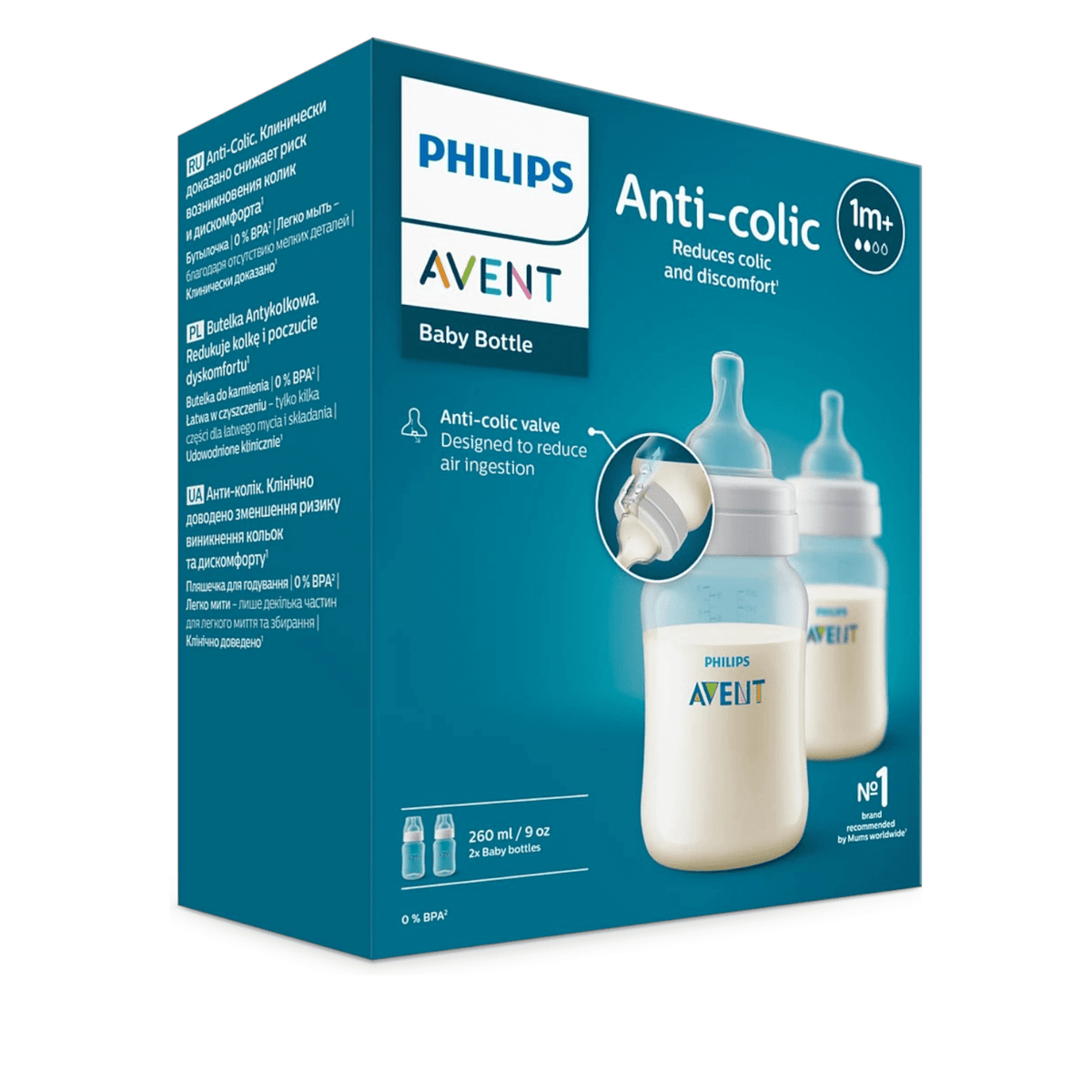 AVENT ANTI-COLIC BOTTLE 260ML*2 OFFER