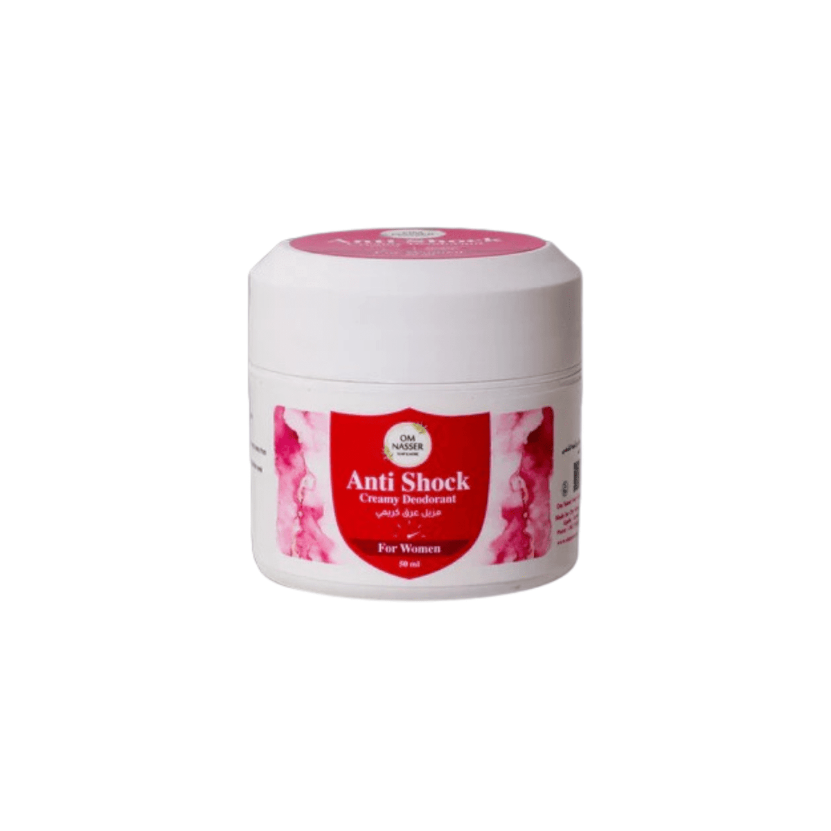 OM NASSER DEO ANTI SHOCK CREAM FOR WOMEN 50ML JAR