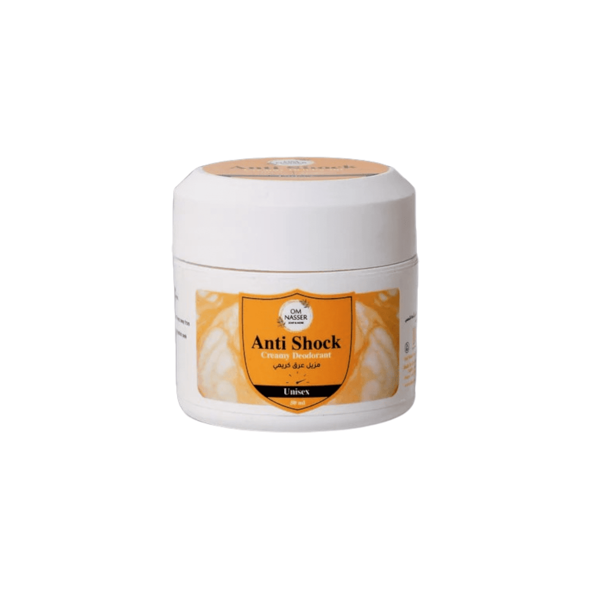 OM NASSER DEO ANTI SHOCK CREAM UNISEX 50ML JAR