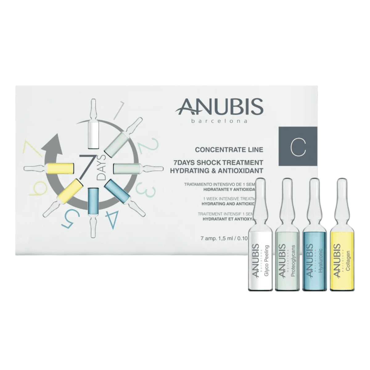 ANUBIS 7 DAYS HYDRATING TREATMENT 7X1.5ML