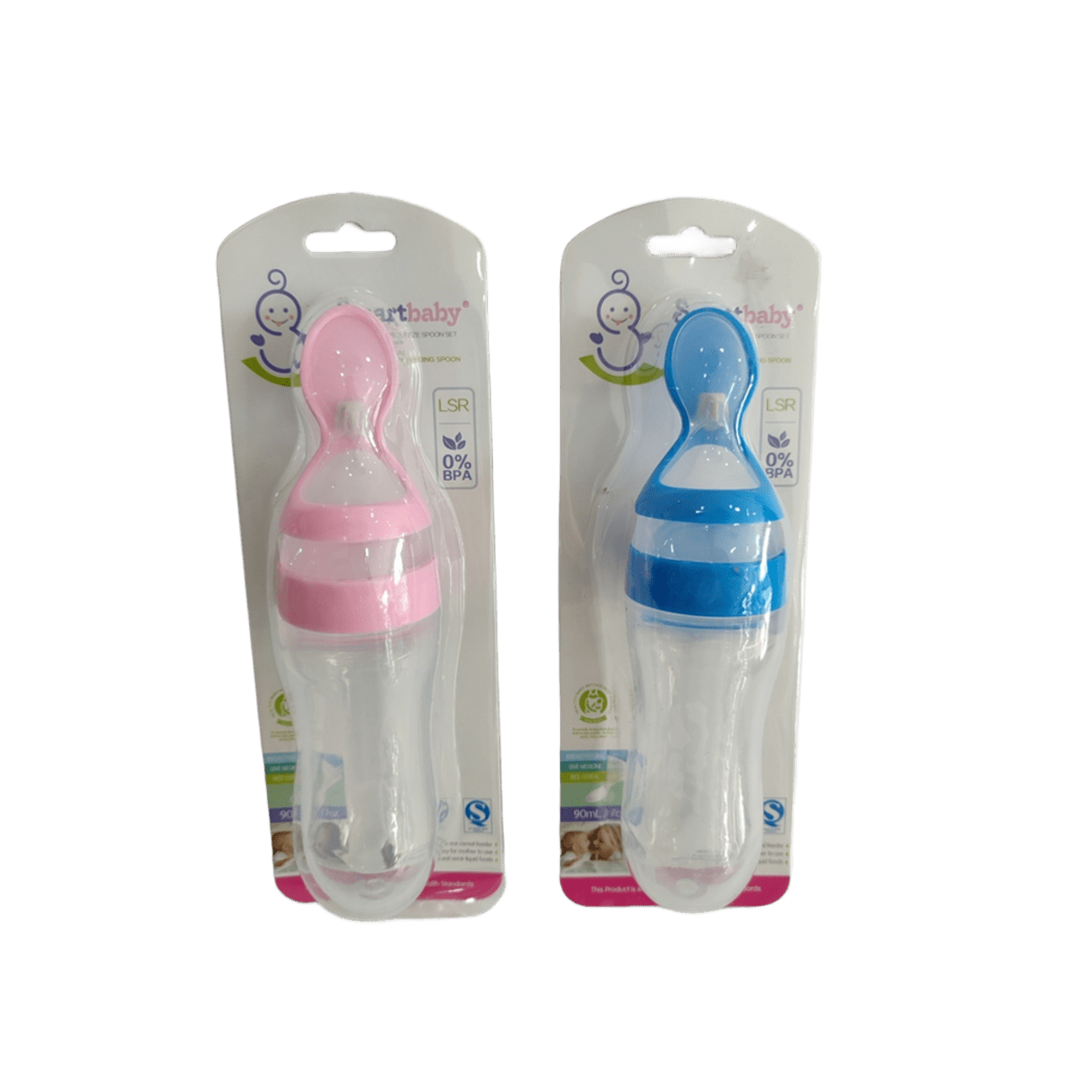 SMART BABY رضاعه طعام مع معلقه ربر