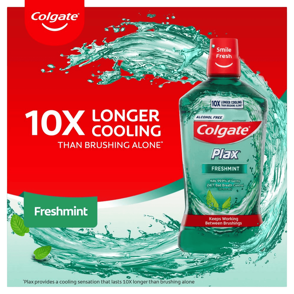 COLGATE PLAX FRESH MINT M.W 500ML