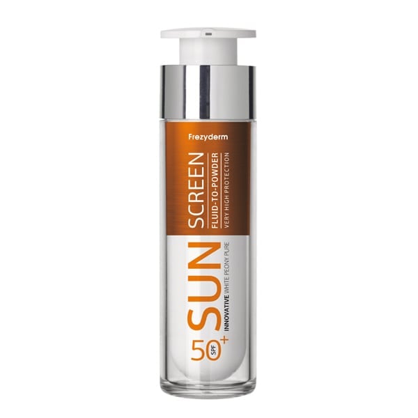 FREZYDERM SUNSCREEN SUN SPF50+ FLUID TO POWDER 50ML