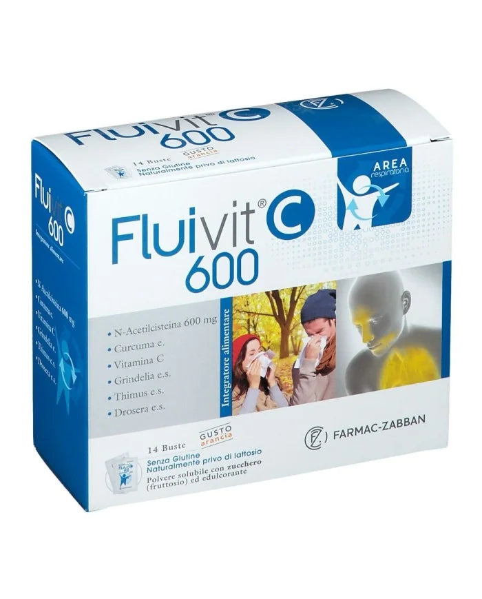 FLUIVIT C 600MG 14 SACH