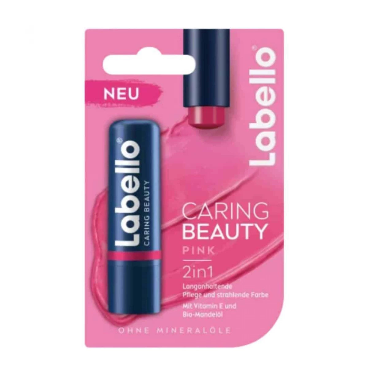 LABELLO CARING BEAUTY PINK 2IN1