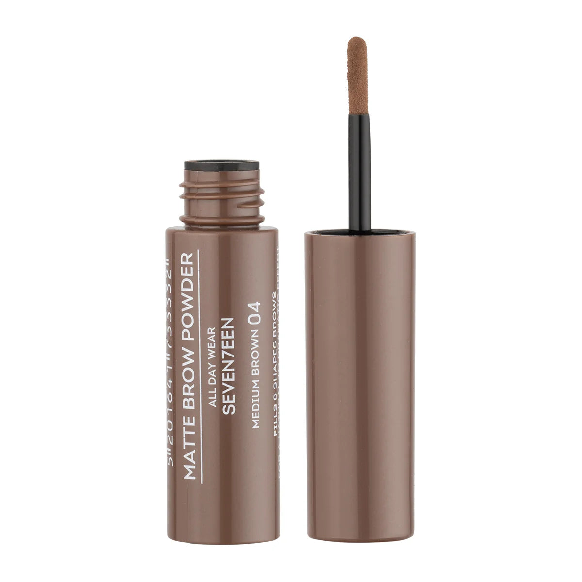 #SEVENTEEN-MATTE BROW POWDER 04 MEDIUM BROWN